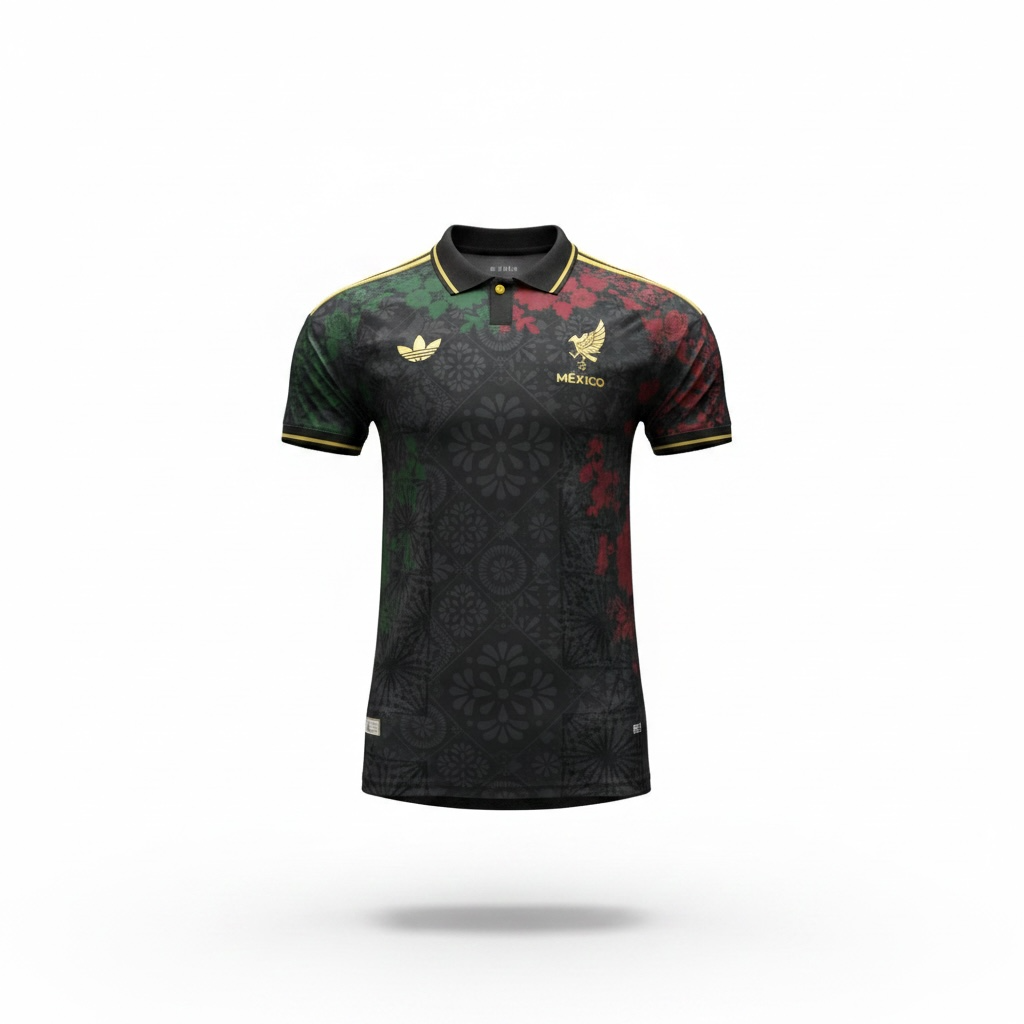 Mexico Heritage Black Polo Special Edition